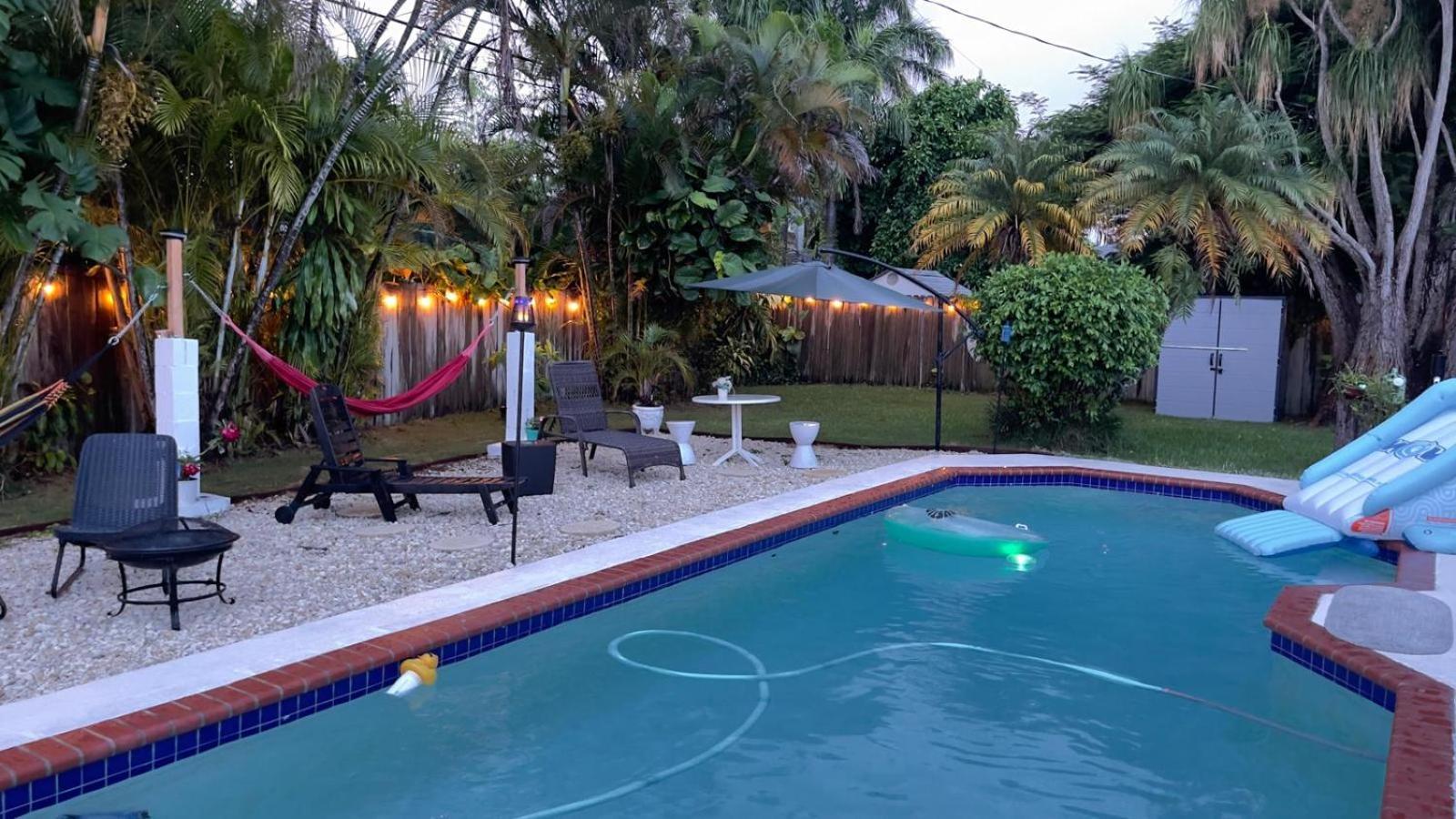 Pool House Resort Heated Swimming Pool Family Getaway Cutler Bay Exterior foto